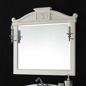Зеркало BelBagno Primavera BB45S/WA 100 белое античное