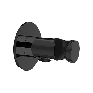 Шланговое подключение с держателем Almar Round E095037.AB хром черный шлифованный
