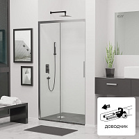 Душевая дверь RGW Leipzig LE-12 34121213-11 130x195 прозрачное/хром
