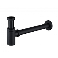Сифон BelBagno BB-SMT2-NERO для раковины, черный матовый