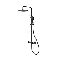 Душевая стойка Milardo Ideal Spa ILSBLTHM89 черный матовый