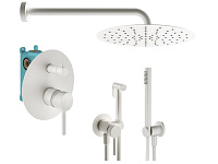 Душевой комплект Plumberia Selection Ixo KITZXO18BO для ванны, белый матовый