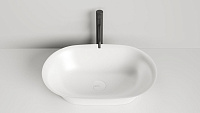 Раковина накладная Salini Mona 110811G S-Sense 60x39 белый глянцевый