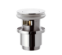 Донный клапан с переливом Remer 906CC2114 1”1/4 для раковины, хром