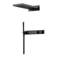 Душевой комплект Sancos Linn SC9023MB черный матовый