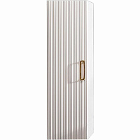 Шкаф-пенал Armadi Art Linea 845-WG без ножек, белый/золото