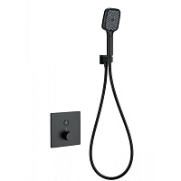 Смеситель Wonzon & Woghand WW-D1017-B-MB для душа, встраиваемый, с термостатом, черный матовый