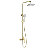 Душевая система Wonzon & Woghand WW-A30103-BG брашированное золото