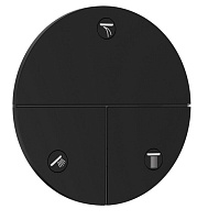 Запорно-переключающий вентиль Hansgrohe ShowerSelect Comfort S 15558670 для душа, черный матовый