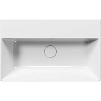 Раковина GSI Kube X 9454011 60 без отверстия под смеситель,белый