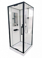 Душевая кабина Esbano ESKBRSP90 90x90 черный матовый