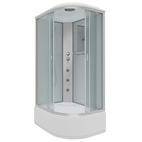 Душевая кабина Niagara Classic NG-2310-14LG 120x80x215 стекло матовое/профиль серебро