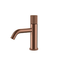 Смеситель Boheme Stick 121-CB.3 для раковины, ручка Linea, брашированная медь
