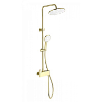 Душевая система Wonzon & Woghand Muse WW-B3110-BG с термостатом, брашированное золото