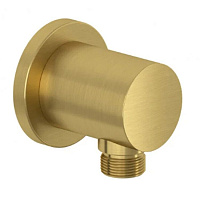 Шланговое подключение Kludi Nova Fonte 20543N0-15 для ванны и душа, золото брашированное