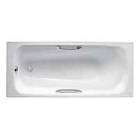 Чугунная ванна Jacob Delafon Melanie E2935-00 160х70 с отверстиями для ручек