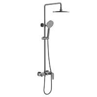 Душевая система Aquatek Бетта AQ2140BGM оружейная сталь