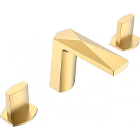 Смеситель Boheme Venturo 150-G-ICE для раковины, ручка Ice, золото