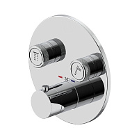 Смеситель Plumberia Selection PSBOX PSB1902CR на 2 выхода(внешняя часть), хром глянцевый