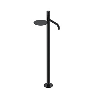 Смеситель Boheme Stick 120-BB для раковины, ручка Diamond, черный матовый