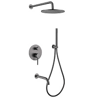 Душевой комплект ABBER Kreis AF8117NG никель