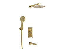 Душевой комплект WasserKRAFT Sauer A71208 золото