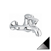 Смеситель Emmevi Tiffany 6001NC для ванны, черный/хром