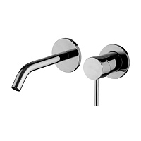 Смеситель Fima Carlo Frattini Spillo Up F3051WX8CS для раковины, Brushed Black Chrome