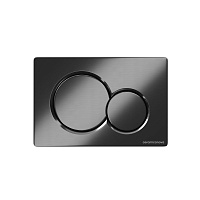 Кнопка смыва Ceramica Nova Balance Sphere CN12-003GG вороненая сталь