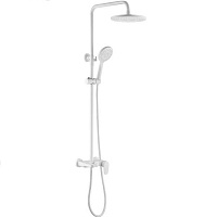 Душевая стойка Boheme Spectre 458-MW для ванны, белый матовый