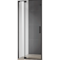 Душевая дверь в нишу Cezares Slider SLIDER-B-1-90/100-C-NERO прозрачное стекло