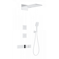 Душевая система Wonzon & Woghand WW-D4538-A-MW с термостатом, белый матовый