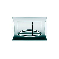 Кнопка смыва Oli River Dual 638504 хром глянцевый