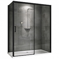 Душевой уголок ABBER Komfort AG93140B-S102B 140x100x200 прозрачное/черный