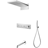 Душевой комплект Boheme Fusion 130-2-CR для душа, с изливом, хром