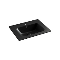 Раковина накладная Ceramicanova Element CN7001MB 61x46.5x18 черный матовый