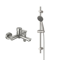 Душевой комплект Dorff Logic D0103030SS нержавеющая сталь