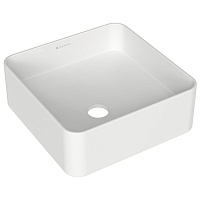 Раковина накладная Aqueduto Espiral ESP0310 37x37x13.5 белый глянцевый