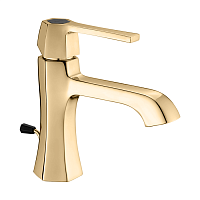 Смеситель Cisal Cherie CH0005147C для раковины, золото/черный матовый