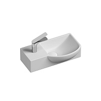 Раковина подвесная Ceramicanova Element CN6039R 40x22x12 белый