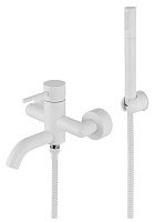 Смеситель Remer X Style X02BO для ванны с душем, белый матовый