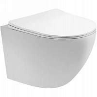 Унитаз подвесной Aquatek Европа AQ1900T-00 с сидением Soft Close, Торнадо