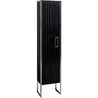 Шкаф-пенал Armadi Art Monaco 868-BCR-L черный/хром