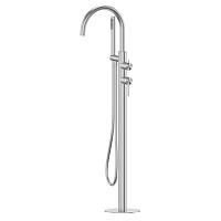 Cмеситель ABBER Wasser Kreis 316 AF8115BST напольный, сталь брашированная
