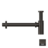 Сифон Gessi 01377.707 для раковины, Black Metal Brushed PVD