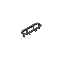Заглушка на перелив для раковины Ceramicanova CN010MB 5,5x1,7x1,9 черный матовый