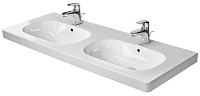 Раковина Duravit D-Code 03481200002 120 двойная, белый
