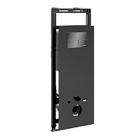 Система инсталляции WasserKRAFT Salm 27TLT.010.ME.BL.PB04 для унитаза, черный