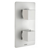 Смеситель Bossini Cube Z00062.045 для ванны с душем (внешняя часть), белый матовый