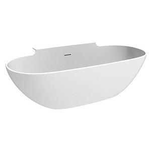 Ванна из искусственного камня Timo Lumi LUMI1770 177x89,5 Solid surface, белый матовый